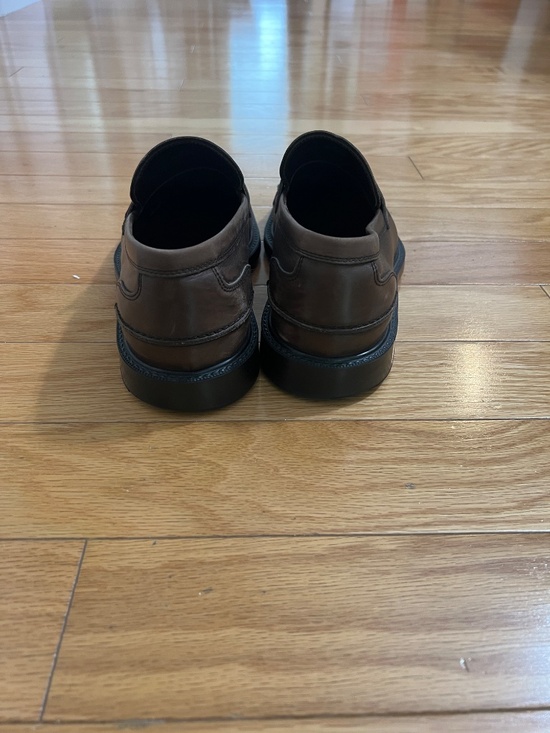 Tod\'s Dark Brown Leather Loafers, Size 9.5
